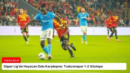 Süper Lig’de Heyecan Dolu Karşılaşma: Trabzonspor 1-2 Göztepe