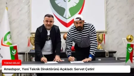 Amedspor, Yeni Teknik Direktörünü Açıkladı: Servet Çetin!