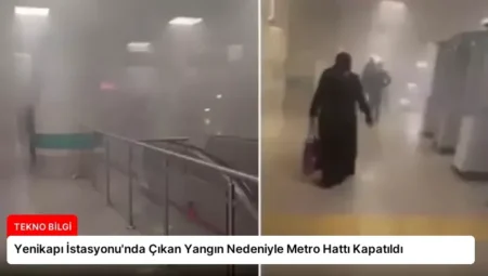 Yenikapı İstasyonu’nda Çıkan Yangın Nedeniyle Metro Hattı Kapatıldı