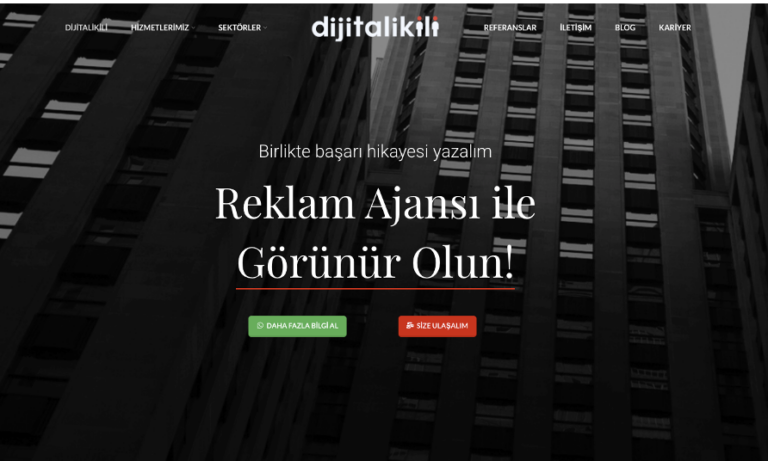 Dijitalikili: Dijital Dünyanın İhtiyaçlarına Cevap Veren Yeni Nesil Reklam Ajansı