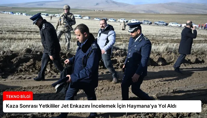 Kaza Sonrası Yetkililer Jet Enkazını İncelemek İçin Haymana’ya Yol Aldı