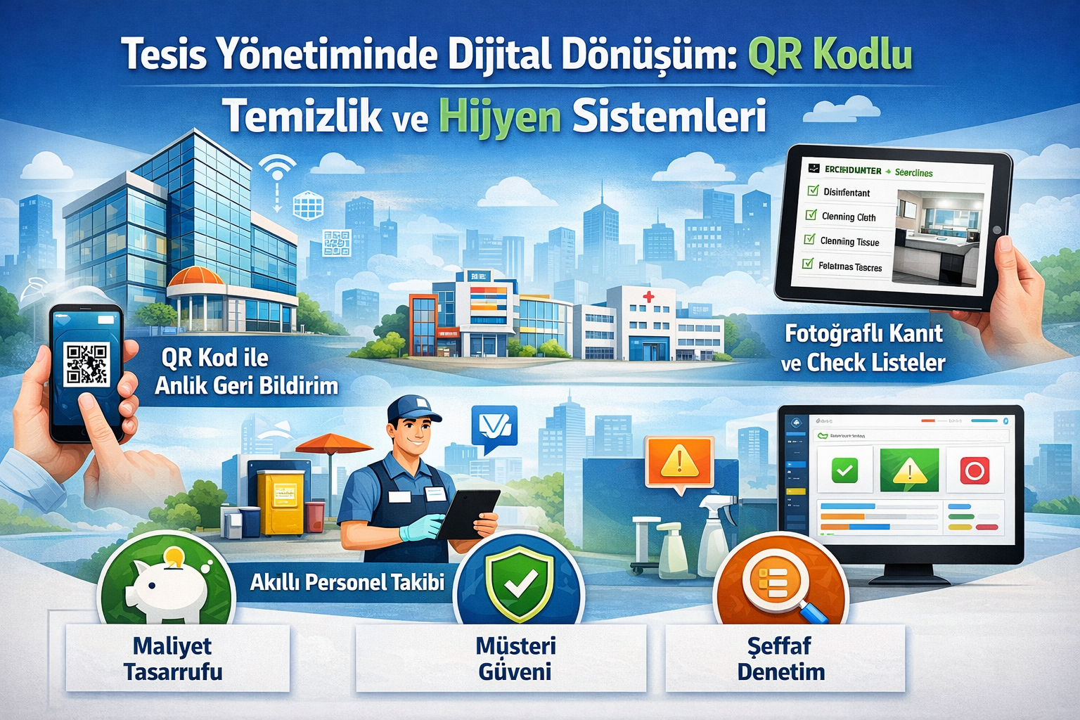 Tesis Yönetiminde Dijital Dönüşüm: QR Kodlu Temizlik ve Hijyen Sistemleri