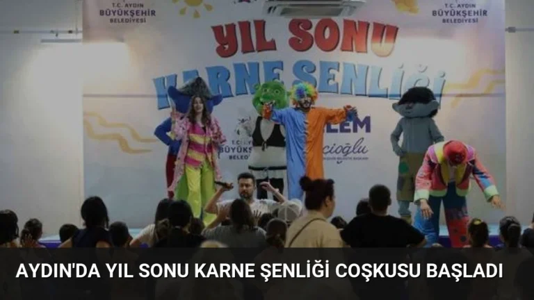 Aydın’da Yıl Sonu Karne Şenliği Coşkusu Başladı