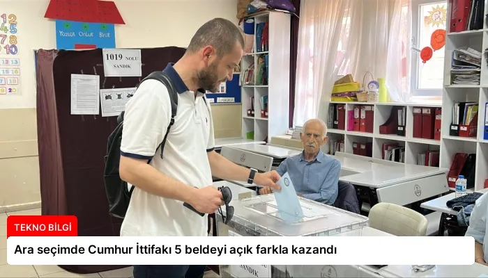 Ara seçimde Cumhur İttifakı 5 beldeyi açık farkla kazandı