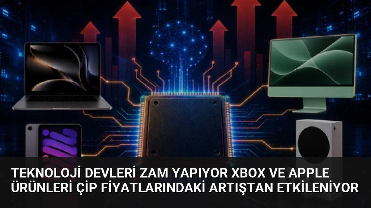 Teknoloji Devleri Zam Yapıyor Xbox ve Apple Ürünleri Çip Fiyatlarındaki Artıştan Etkileniyor