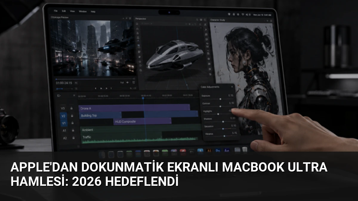 Apple’dan Dokunmatik Ekranlı MacBook Ultra Hamlesi: 2026 Hedeflendi