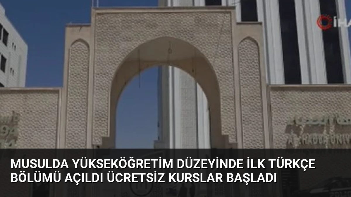 Musulda Yükseköğretim Düzeyinde İlk Türkçe Bölümü Açıldı Ücretsiz Kurslar Başladı