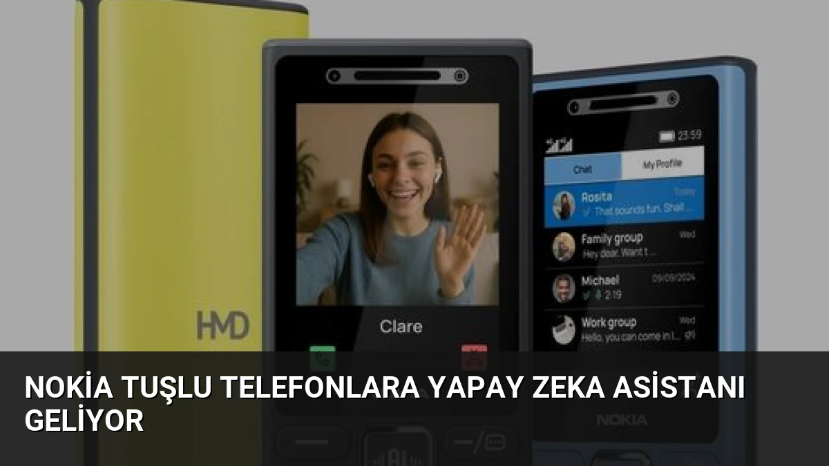 Nokia Tuşlu Telefonlara Yapay Zeka Asistanı Geliyor