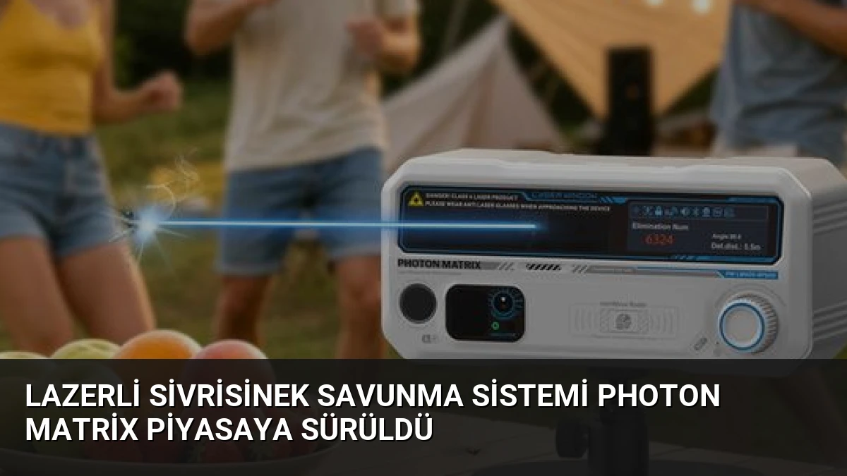 Lazerli Sivrisinek Savunma Sistemi Photon Matrix Piyasaya Sürüldü