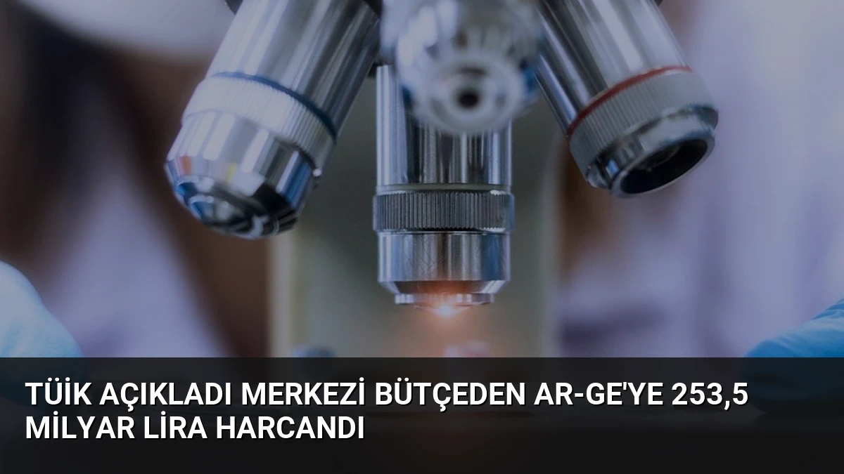 TÜİK Açıkladı Merkezi Bütçeden AR-GE’ye 253,5 Milyar Lira Harcandı