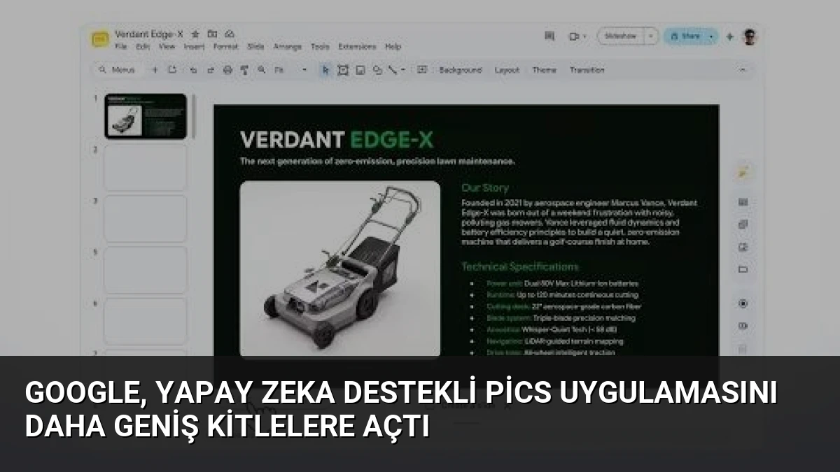 Google, yapay zeka destekli Pics uygulamasını daha geniş kitlelere açtı
