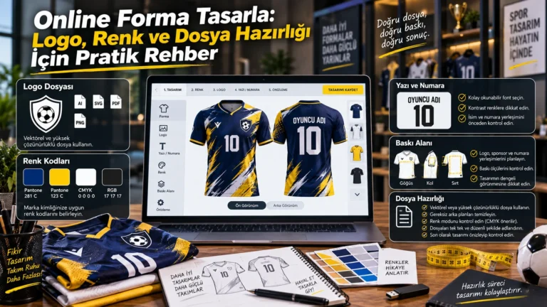 Online Forma Tasarla: Logo, Renk ve Dosya Hazırlığı İçin Pratik Rehber