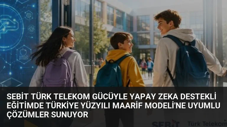 Sebit Türk Telekom Gücüyle Yapay Zeka Destekli Eğitimde Türkiye Yüzyılı Maarif Modeli’ne Uyumlu Çözümler Sunuyor