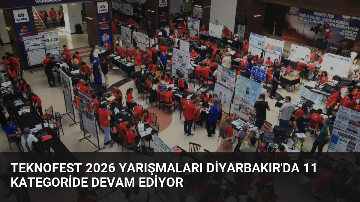TEKNOFEST 2026 Yarışmaları Diyarbakır’da 11 Kategoride Devam Ediyor