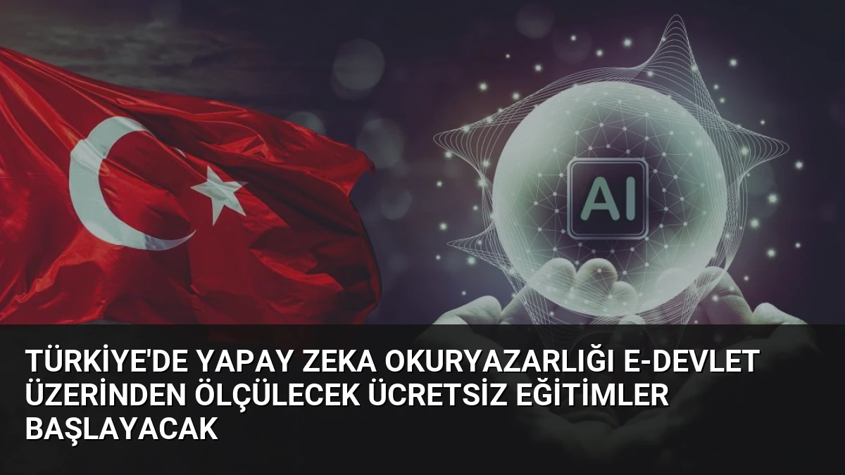 Türkiye’de Yapay Zeka Okuryazarlığı e-Devlet Üzerinden Ölçülecek Ücretsiz Eğitimler Başlayacak