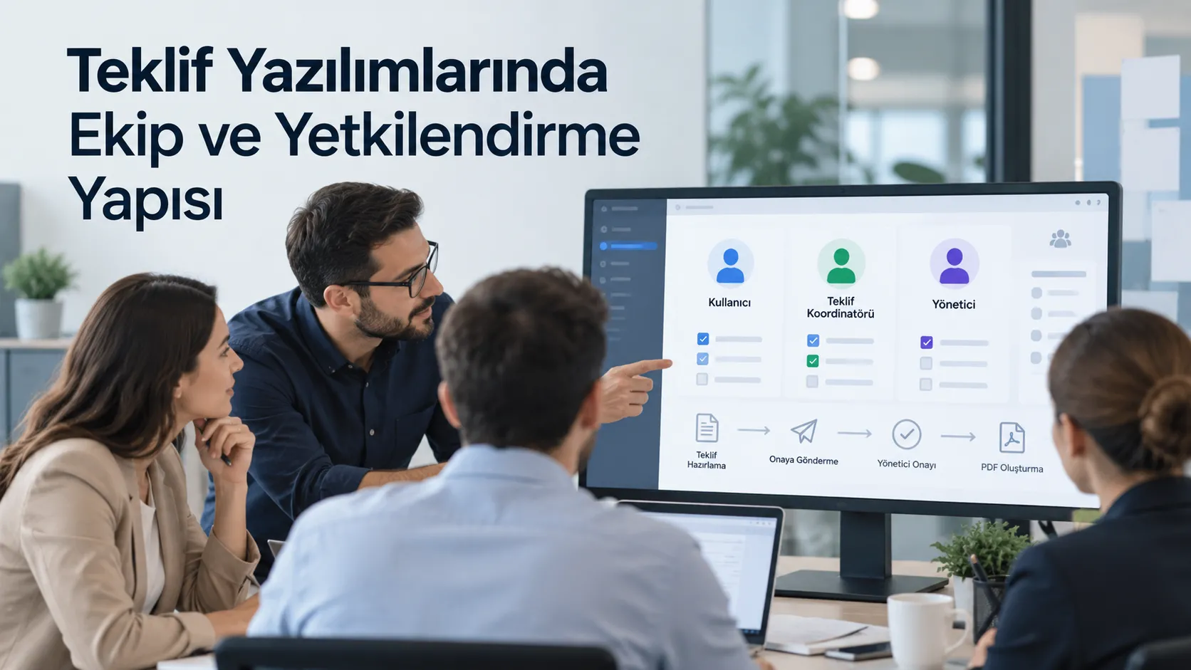 Teklif Yazılımlarında Ekip ve Yetkilendirme Yapısı