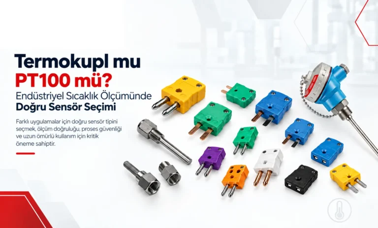 Termokupl mu PT100 mü? Endüstriyel Sıcaklık Ölçümünde Doğru Sensör Nasıl Seçilir?