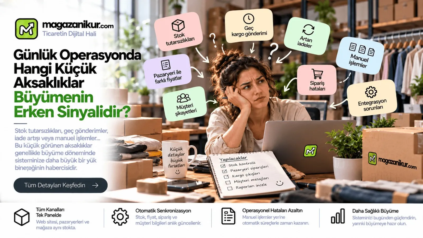 Günlük Operasyonda Hangi Küçük Aksaklıklar Büyümenin Erken Sinyalidir?