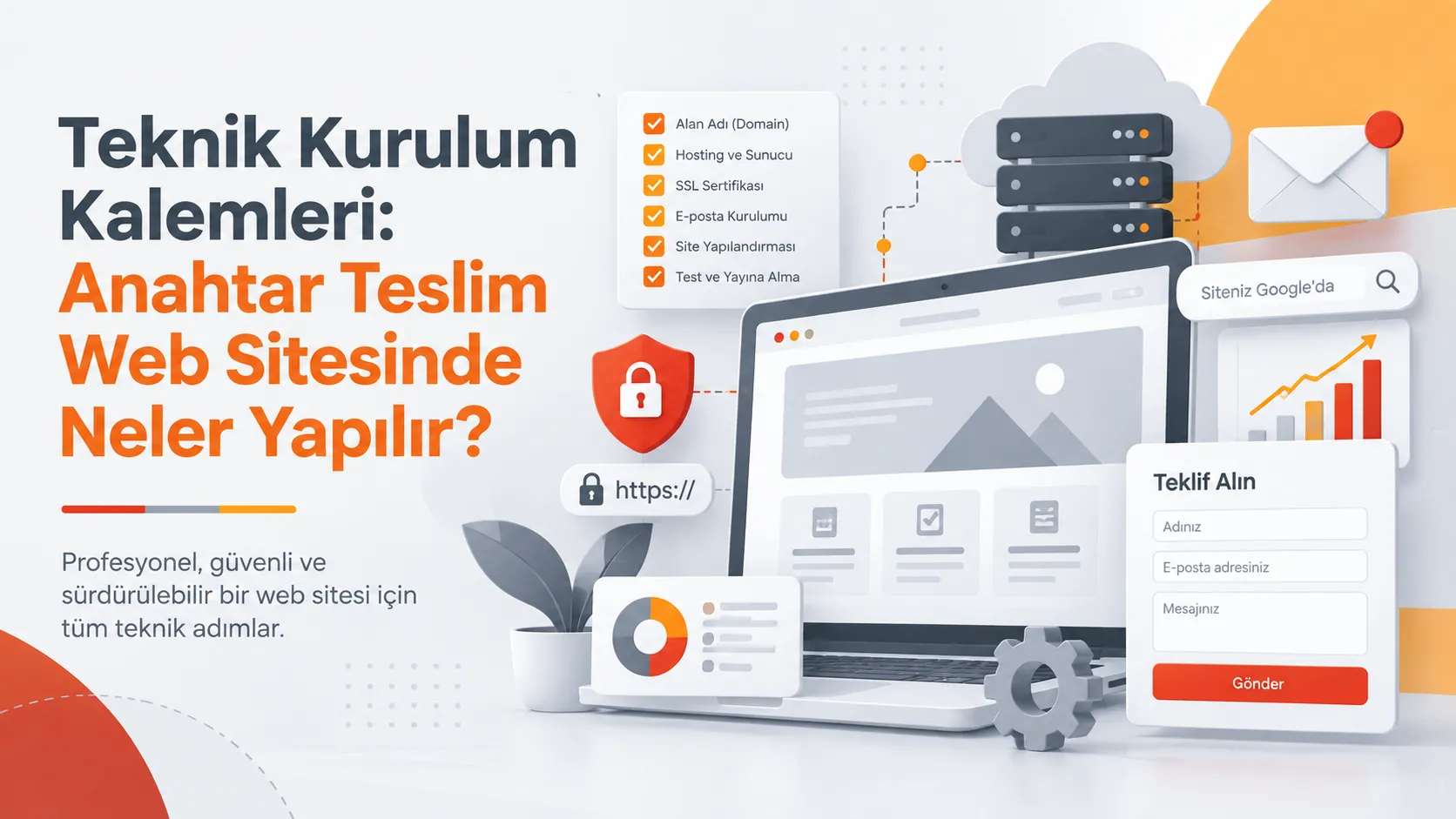 Teknik Kurulum Kalemleri: Anahtar Teslim Web Sitesinde Neler Yapılır?