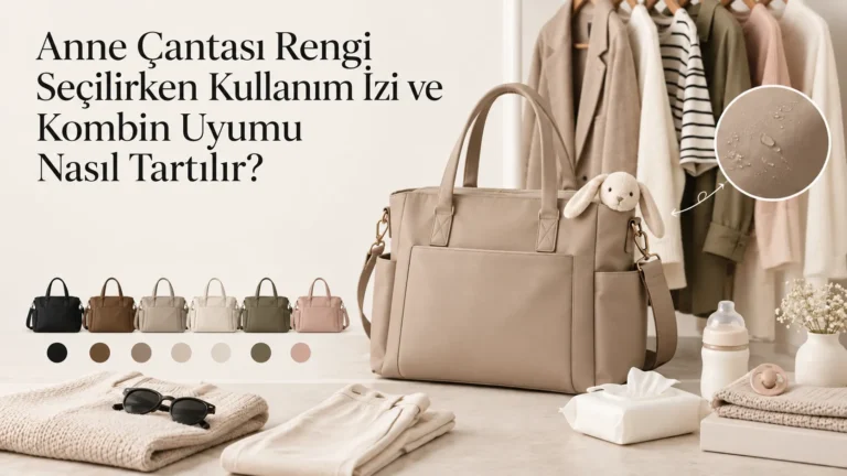 Anne Çantası Rengi Seçilirken Kullanım İzi ve Kombin Uyumu Nasıl Tartılır?