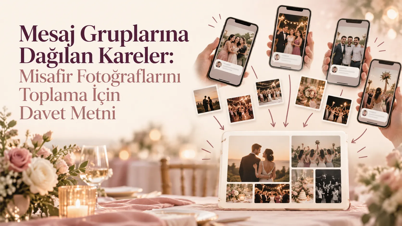 Mesaj Gruplarına Dağılan Kareler: Misafir Fotoğraflarını Toplama İçin Davet Metni