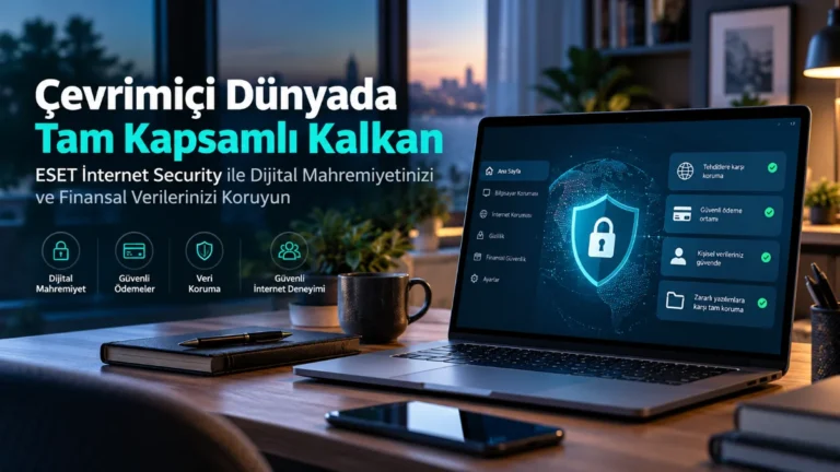 Çevrimiçi Dünyada Tam Kapsamlı Kalkan: ESET İnternet Security ile Dijital Mahremiyetinizi ve Finansal Verilerinizi Koruyun
