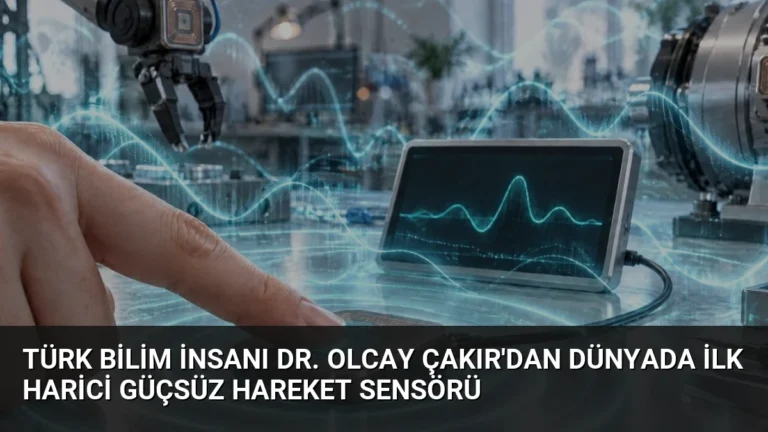 Türk Bilim İnsanı Dr. Olcay Çakır’dan Dünyada İlk Harici Güçsüz Hareket Sensörü